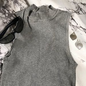 Mock neck tight dress